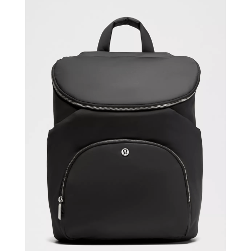 New Parent Diaper Backpack 17L - Black/Sheer Oak