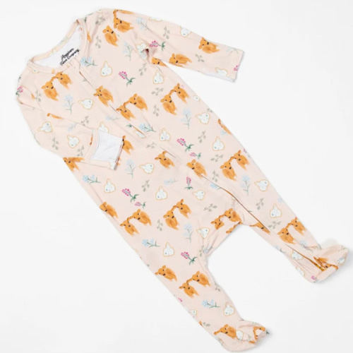 Jersey Calves & Ear Tags Baby Bamboo Pajamas - American Farm Company