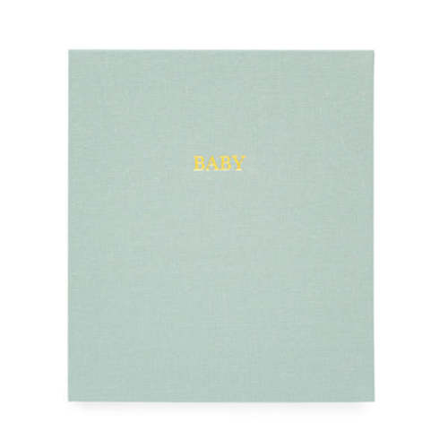 Baby Milestone Book, Chambray | Sugar Paper