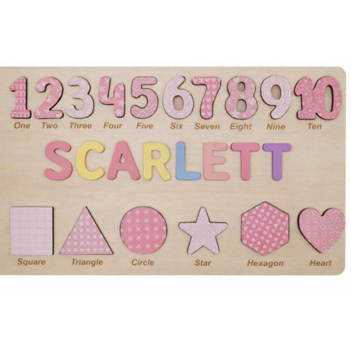 Personalized Wooden Name/Numbers/Shapes
