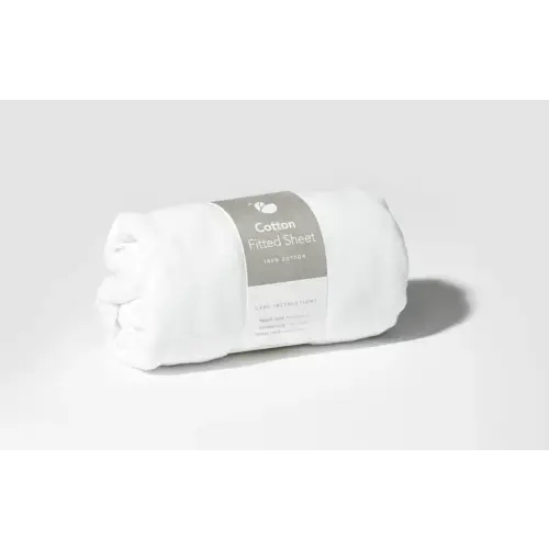 Fitted Crib Sheet: 100% Cotton Fitted Sheet for Lotus Travel Crib – Guava Family