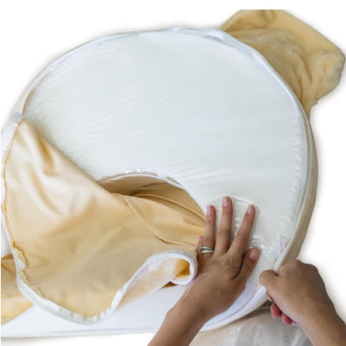 My Brest Friend Original and Deluxe Inner Core Cover Accessory for Baby-Added Nursing Pillow Protection, Clear