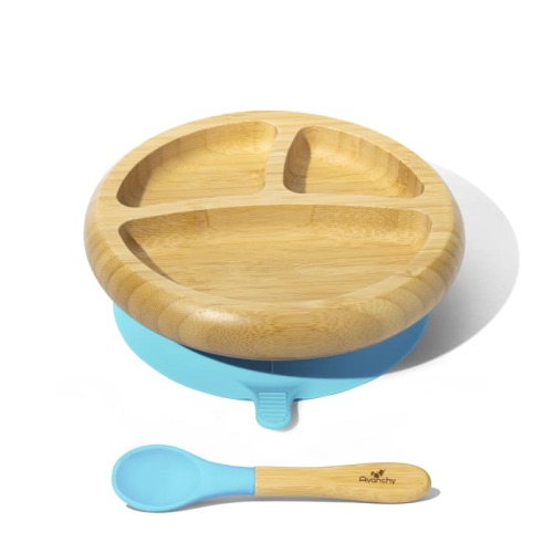 Bamboo Suction Baby Plate + Spoon