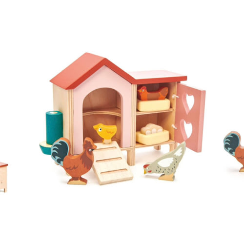 Wooden Toy Chicken Coop