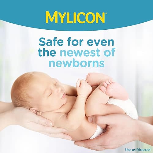 Mylicon Infants Gas Relief Drops for Infants and Babies, Dye Free Formula, Recommended by Pediatricians, Safe for All Ages (1 Fluid Ounce)