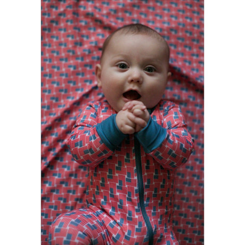 Baby Zip Up - American Flag Print – BURLEBO