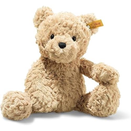 Steiff Jimmy Teddy Bear, Premium Teddy Bear Stuffed Animal, Plush Toy for Kids (Light Brown, 12")