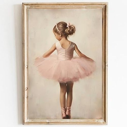 Unframed Ballet Nursery Poster Print - 16x24inch