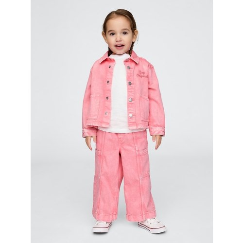 Baby &amp; Toddler UltraSoft Pull-On Cargo Jeans | Gap