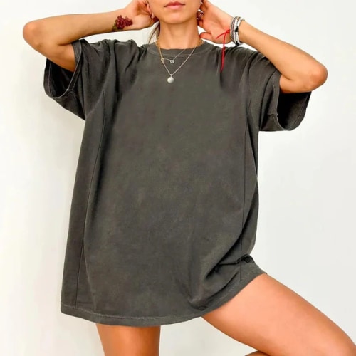 Solid Zipper Nursing T-shirt
