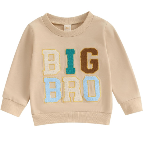 Twopumpkin Baby Toddler Girl Boy Sweatshirt/Romper Long Sleeve Sister Brother Matching Outfit Newborn Clothes
