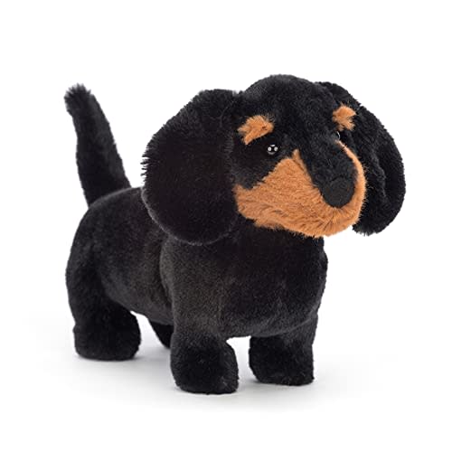 Jellycat Freddie Sausage Dachshund Wiener Dog Stuffed Animal, Small 7 inches | Dogs & Puppies Plush Toy | Classic Children's Gift