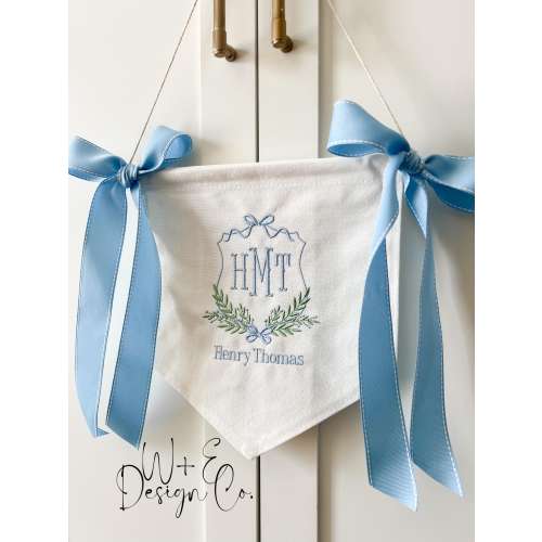 Personalized Canvas Baby Banner, Newborn Custom Hospital Banner, Welcome Door Sign, Gift for Baby, Baby Announcement
