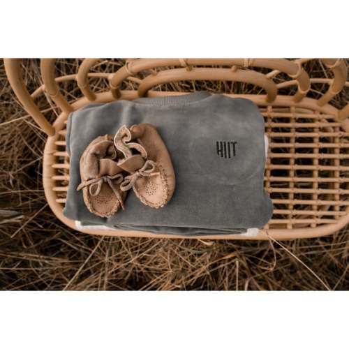Babys Sheep Skin Lace-Up Footie, Camel - HutteliHut | Maisonette