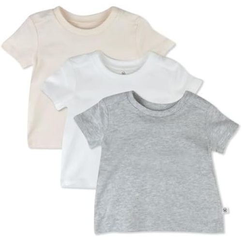 HonestBaby Variety Short Sleeve T-shirts 100% Organic Cotton Baby, Toddler, Little Kids Boys, Girls, Unisex