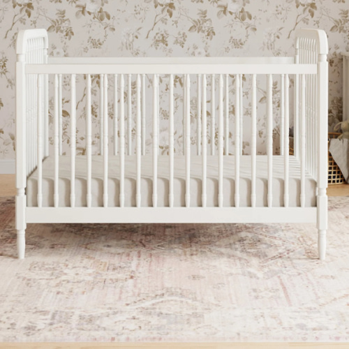 Liberty 3 in 1 Convertible Spindle Crib with Toddler Bed Conversion Kit | Tots to Teens Furniture