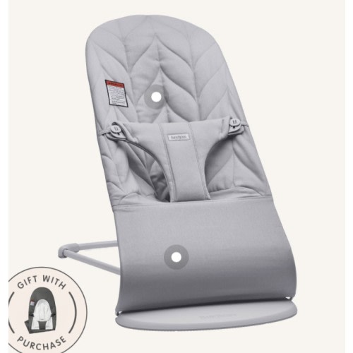 BabyBjörn Bouncer Bliss, Light gray, Woven, Petal quilt