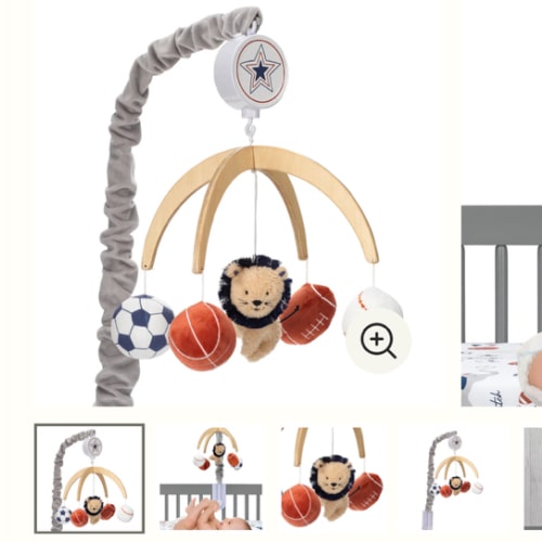 Hall of Fame Musical Baby Crib Mobile