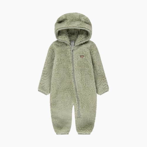 Huggies Sherpa Footed Snow Suit - Desert Sage, 3-6 M