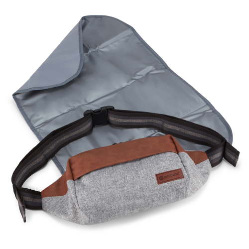 Monbebe 3 in 1 Everyday Belt Bag with Baby Changing Pad, Soho, Infant or Toddler