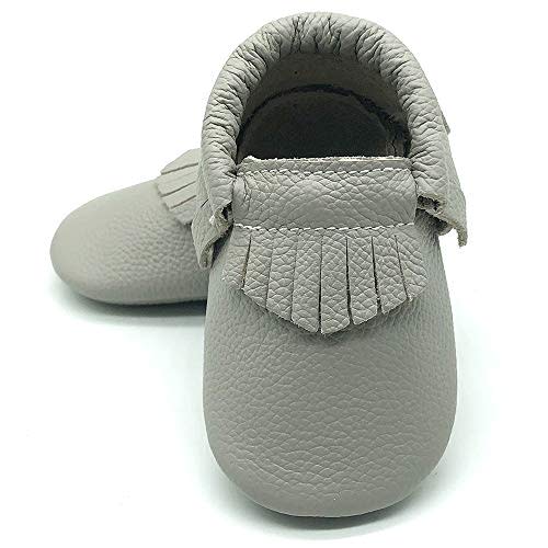 OWLOWLA Baby Moccasins Soft Sole Leather Baby Shoes Infant Toddler Pre-Walker Shoes Baby Boy Girl
