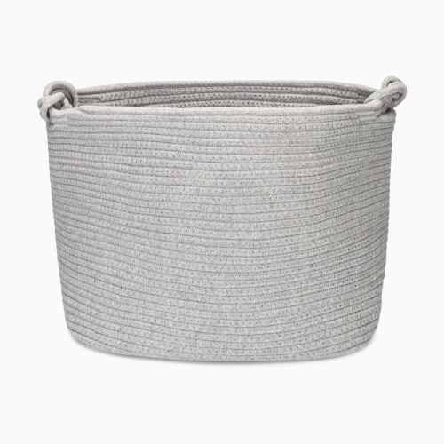 Parker Baby Co. Rope Cube Storage Basket - Gray