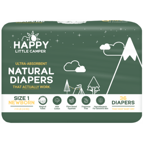 Natural, Ultra-Absorbent Baby Diapers