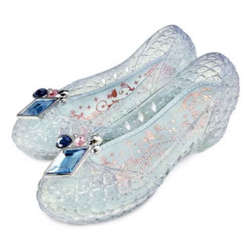 Disney Princess Cinderella Jelly Light-Up Costume Footwear, Size: 9-10