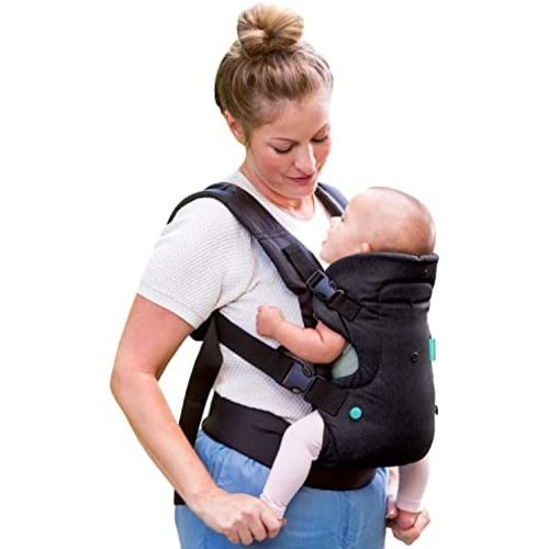 Infantino Flip 4-in-1 Carrier - Ergonomic, Convertible, face-in and face-Out, Front and Back Carry for Newborns and Older Babies 8-32 lbs