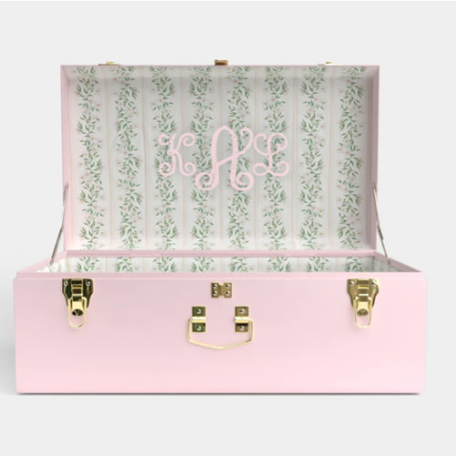 Grand Classic Trunk - Pink - Darling Dogwood / Embroidery