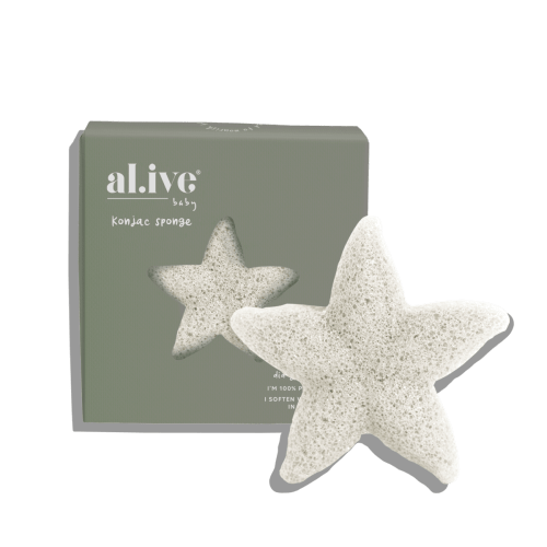 BABY KONJAC SPONGE - WHITE