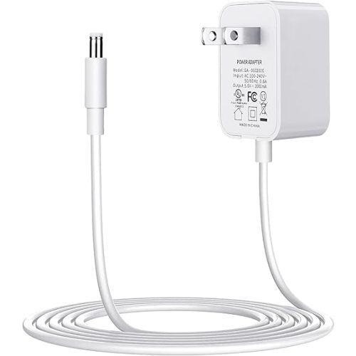 Power Cord Replacement for Graco DuetSoothe, Simple Sway Swing, Glider LX, DuoGlider, Sweetpeace, 5V Baby Swing Charger White