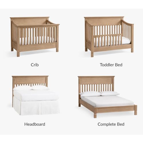 Larkin 4-in-1 Convertible Baby Crib | Pottery Barn Kids