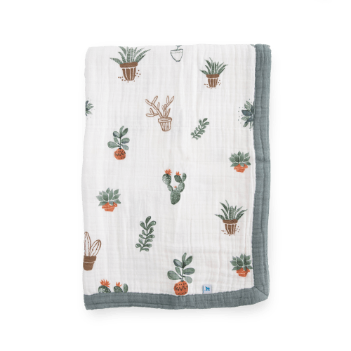 Cotton Muslin Baby Quilt - Prickle Pots
