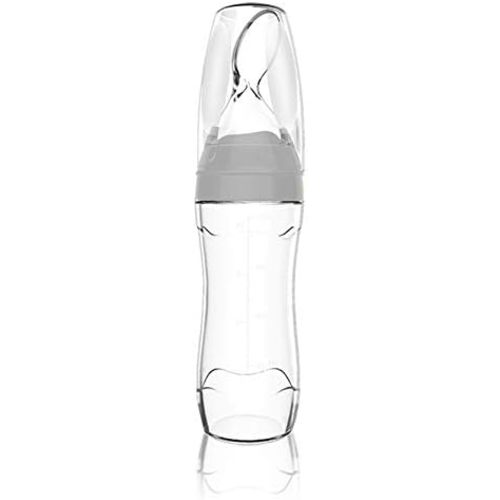 Haakaa Silicone Baby Food Feeding Spoon (Grey)