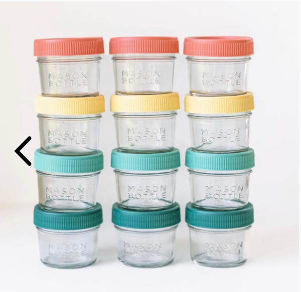 Breastmilk Storage Jar Set – Mason Bottle