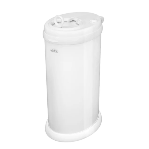 stainless steel diaper pail (color: white)