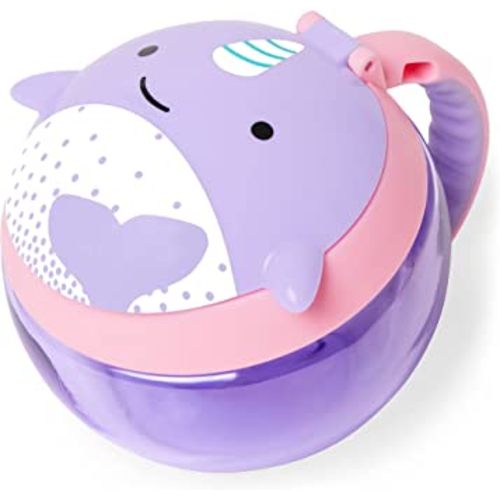 Skip Hop Baby Snack Container, Zoo Snack Cup, Narwhal