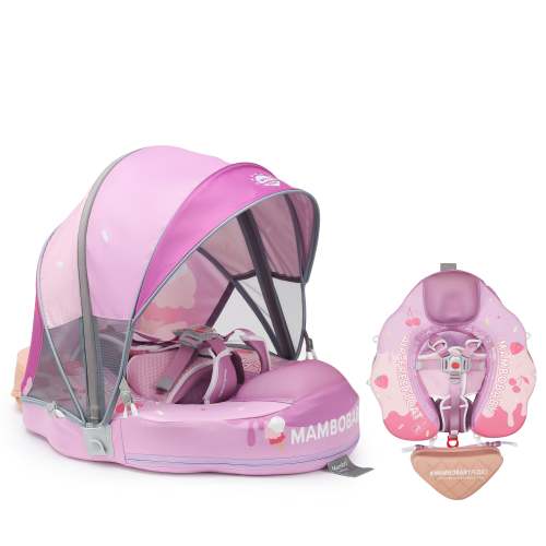 Mambobaby Pool Float ice-cream with Canopy