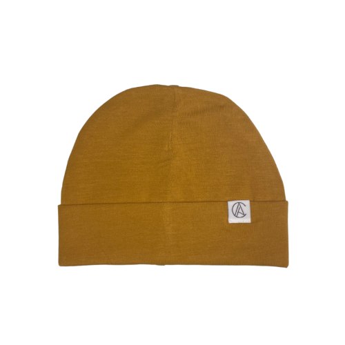 Satin Lined Jersey Beanie-Ginger
