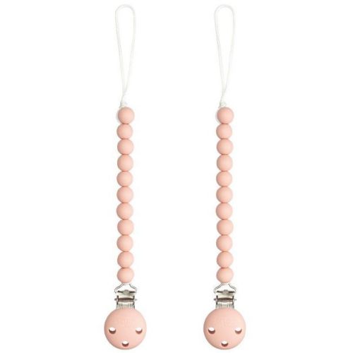 Pacifier Clip For Boys And Girls By Comfy Cubs - Pink Blush