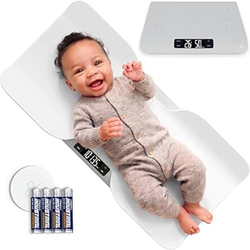 Greater Goods Digital Baby Scale – Dependable Infant & Toddler Weighing, Easy-to-Read Display with lb/kg Modes, Hold Function for Movement, Collapsible Design, 66 lb Capacity (Non-Connected)