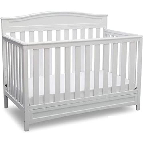 Delta Children Emery 4-in-1 Convertible Baby Crib - Greenguard Gold Certified, White