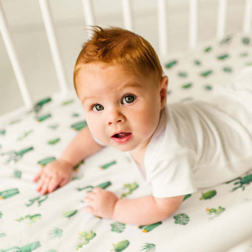 Cactus Fitted Crib Sheets