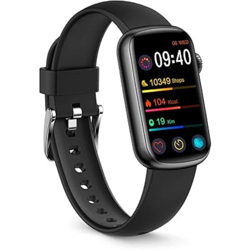 FITVII Slim Fitness Tracker with Blood Oxygen, Blood Pressure, 24/7 Heart Rate and Sleep Tracking, IP68 Waterproof Activity Trackers and Smart Watches with Step Tracker, Pedometer for Women Men
