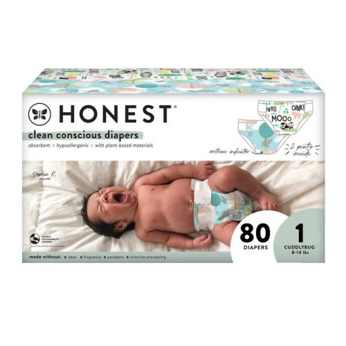 The Honest Company Clean Conscious Disposable Diapers - (Select Size and Pattern)