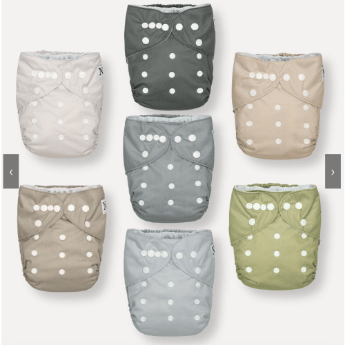 Sand and Stone 7-pack Cloth Diapers