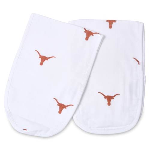 Texas Longhorns Three Little Anchors Infant 2-Pack Muslin Burp Cloth Set