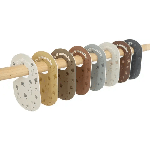 3 Sprouts Baby Closet Dividers (Newborn to 24 Months) – Set of 8 - Mushroom