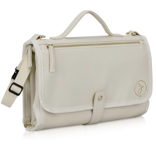 Portable Diaper Changing Pad. Portable Changing Pad for Diaper Bag. Travel Changing Pad. Newborn Essentials, Newborn Girls and Boys, Cream, 750 Count